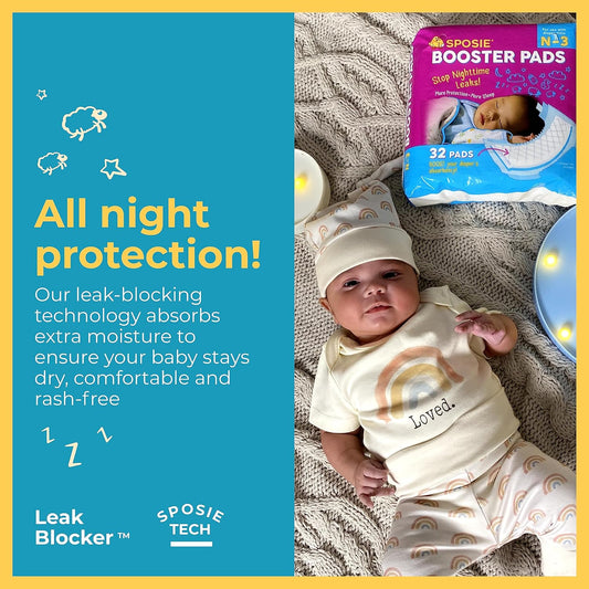 Select Kids Diaper Booster N-3, 96 Count - Baby Diaper Pads, Overnight Diapers, Newborn Diapers