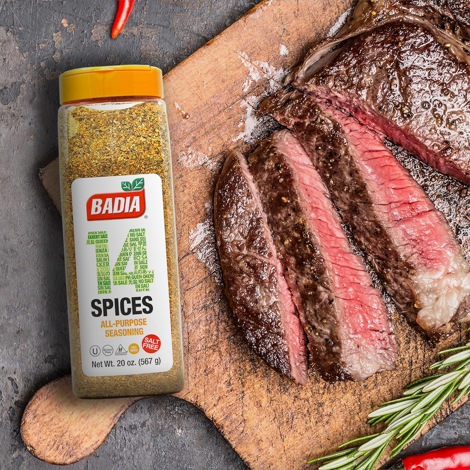 Badia 14 Spices All Purpose Seasoning With No Salt, 20 Ounce