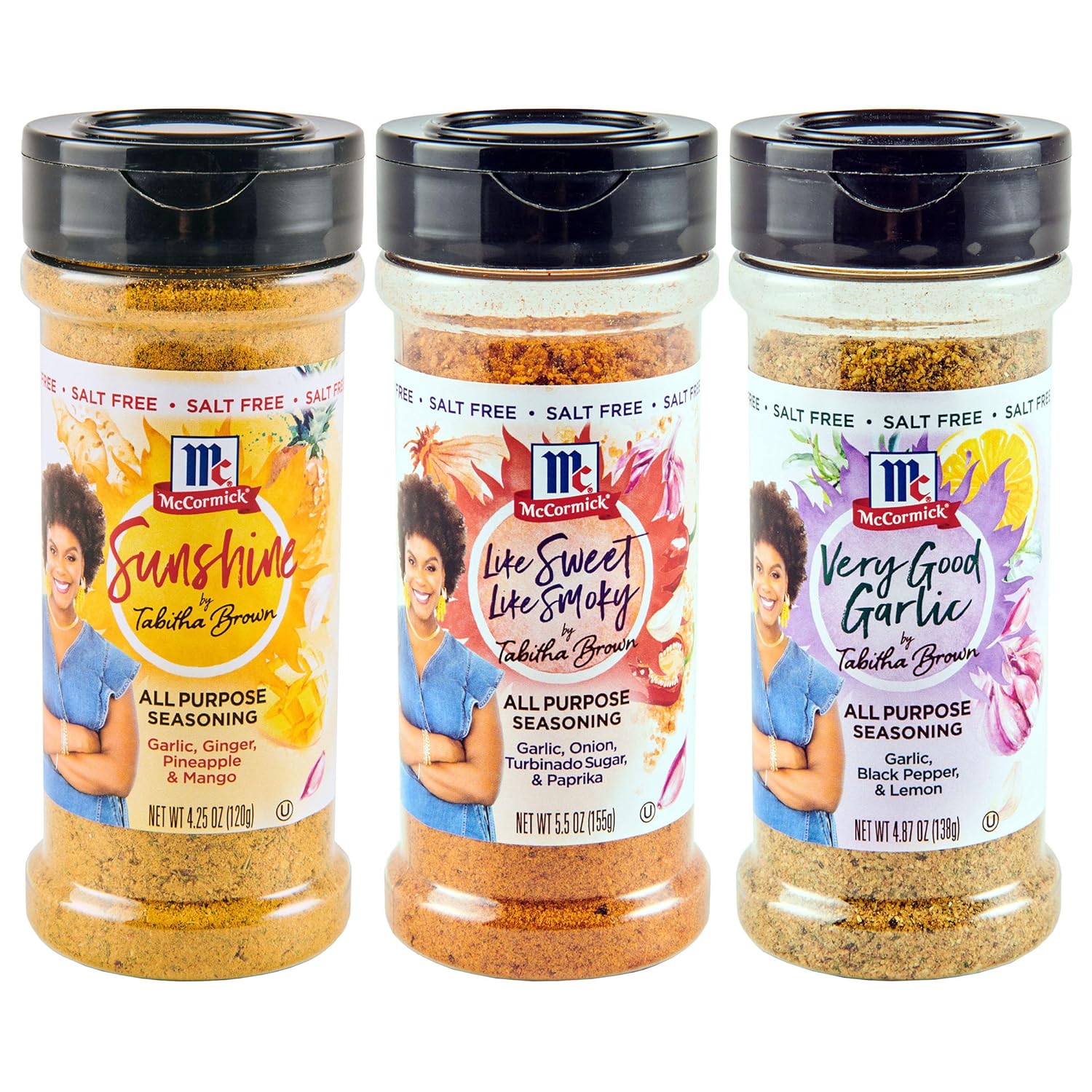 McCormick All Purpose Seasoning by Tabitha Brown Variety Pack, 14.62 oz