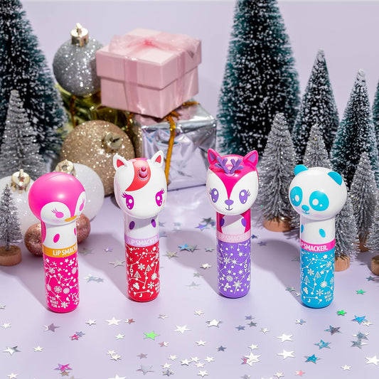 Lip Smacker Holiday Christmas Kids Lip Balm Lippy Pal Lip Balm Reindeer, Stocking Stuffer