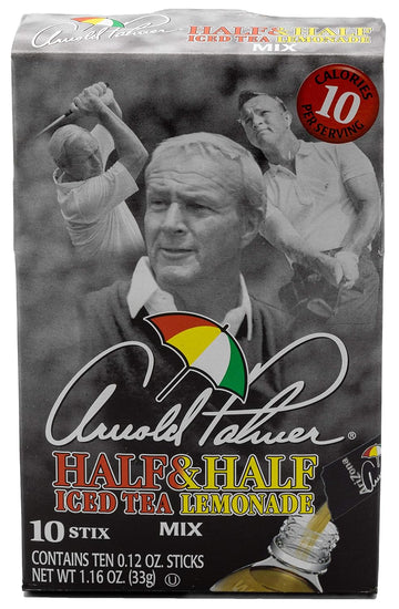 Arizona Arnold Palmer Half Lemonade Half Iced Tea Stix, 10 Count Per Box (Pack Of 6), Low Calorie Single Serving Drink Powder Packets, Just Add Water For A Deliciously Refreshing Iced Tea Beverage