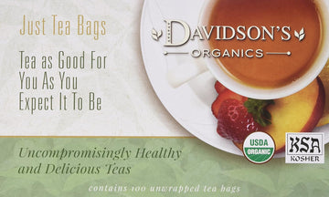 Davidson'S Organics, Lemon Essence, 100-Count Unwrapped Tea Bags