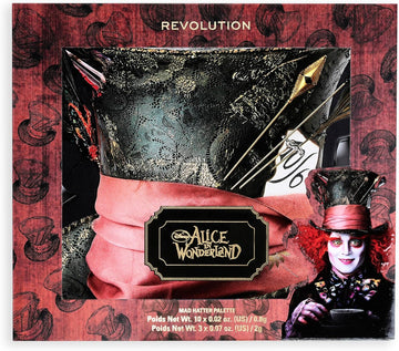 Revolution Beauty, Disney'S Alice In Wonderland X Revolution Mad Hatter Palette, Halloween Face & Eye Costume Makeup, Vegan & Cruelty-Free