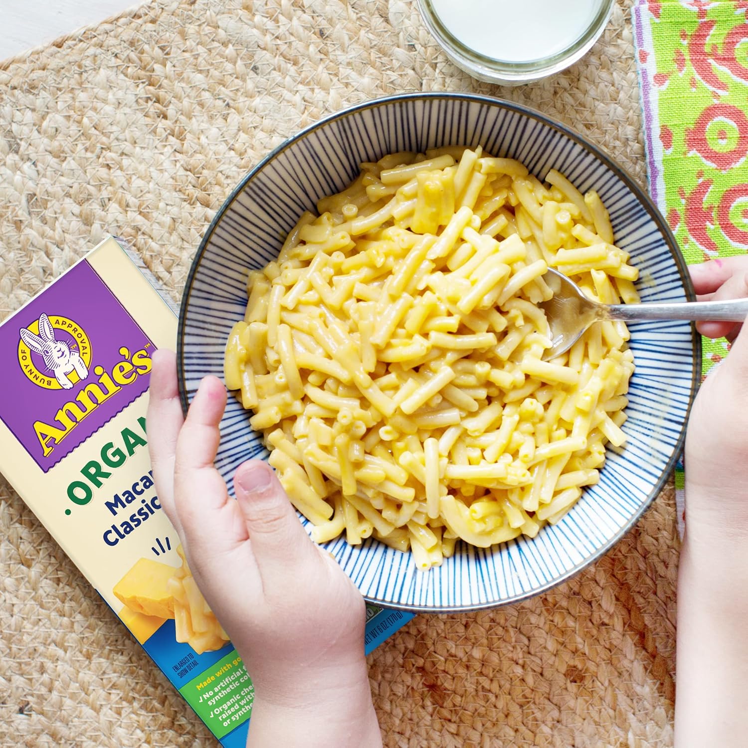Annie'S Organic Macaroni And Classic Cheddar, Mac And Cheese, Dinner Side Or Snacks, 6 Oz