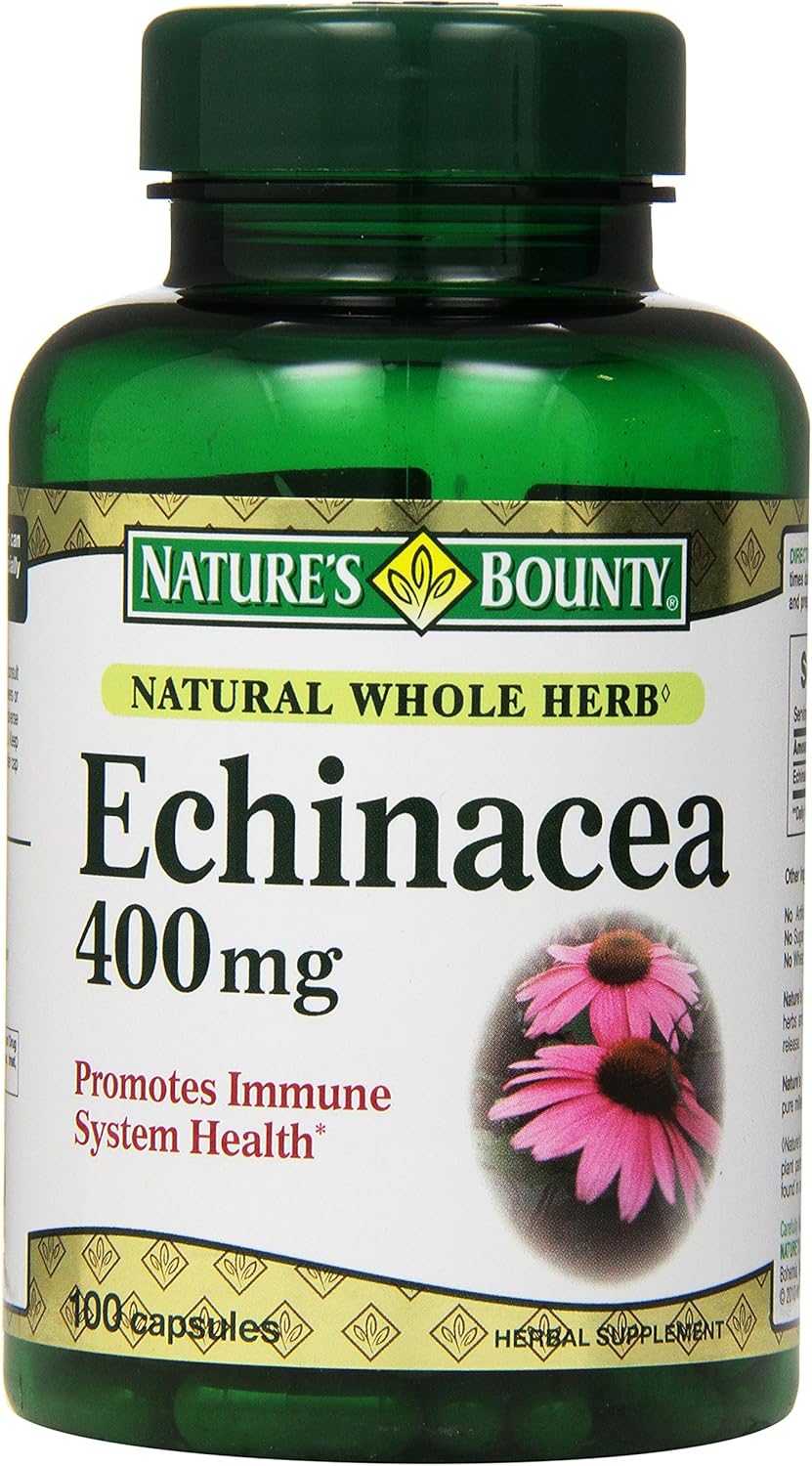 Nature'S Bounty Echinacea 400 Mg., 100 Capsules