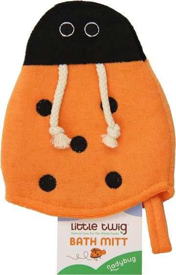 Little Twig Lady Bug Bath Mitt