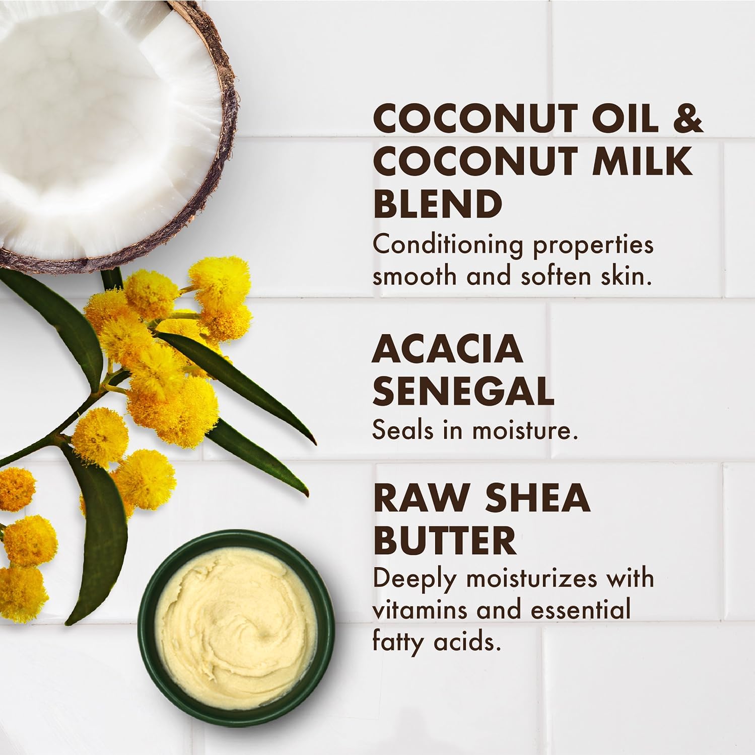 SheaMoisture 100% virgin coconut oil daily hydration bubble bath & body wash, 13 Fluid Ounce : Beauty & Personal Care