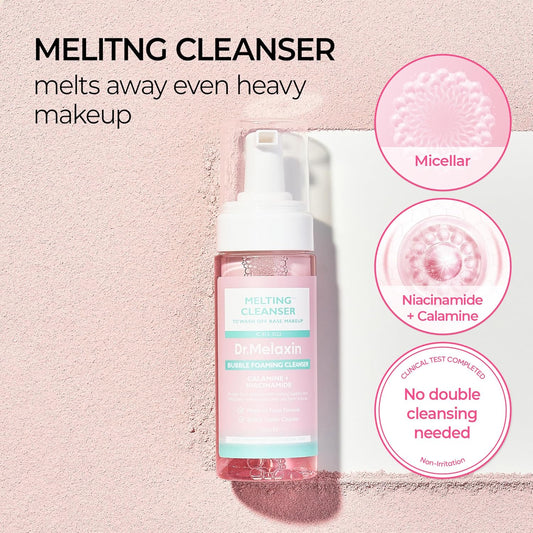 Melting Cleanser - Hypoallergenic Makeup Remover With Quick Bubble, Deep Pore Cleansing For All Skin Type, 150Ml