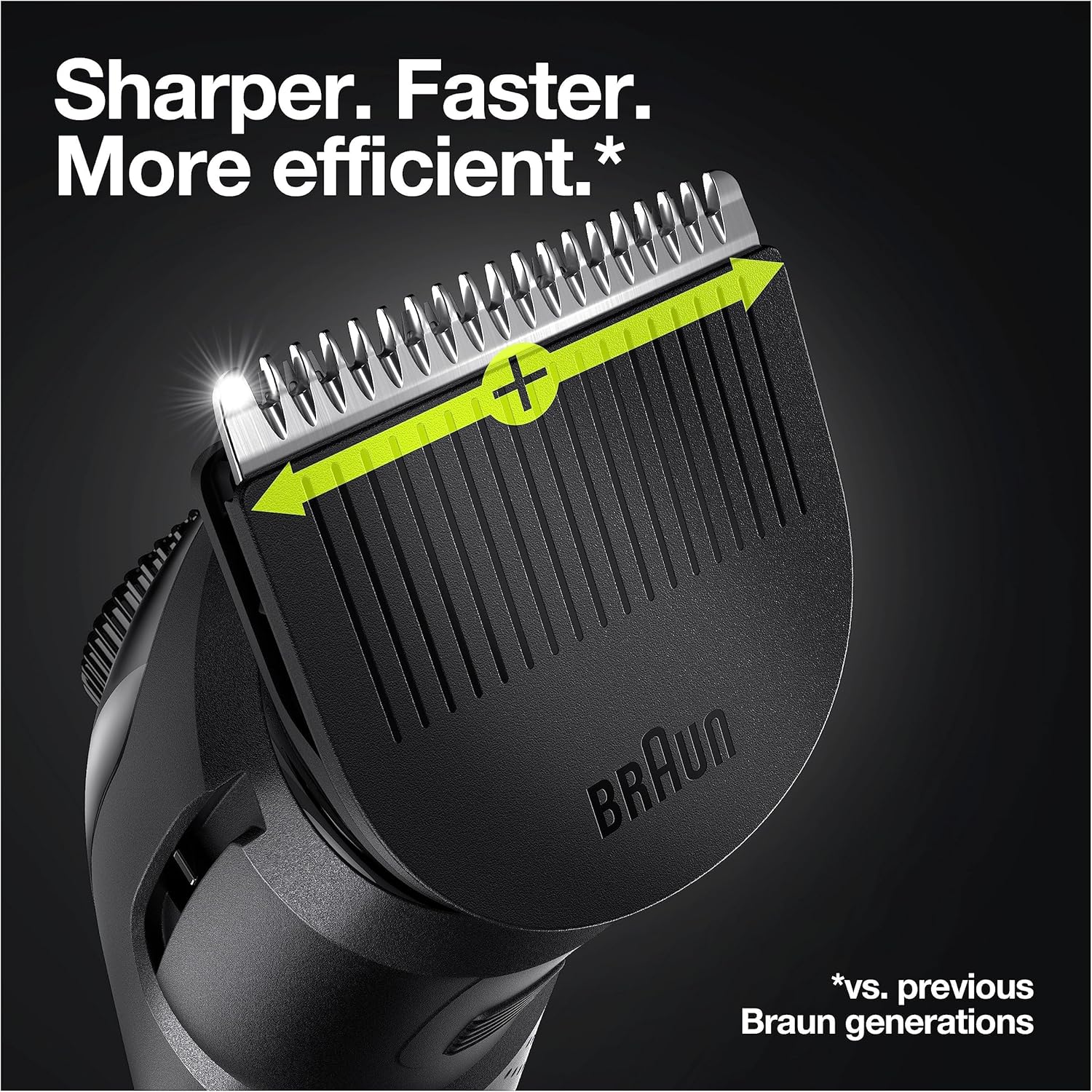 Braun Beard Trimmer Series 5 & Hair Clippers with Gillette Fusion5 ProGlide Razor, 39 Length Settings, UK 2 Pin Plug, BT5260, Black/Silver : Amazon.co.uk: Beauty