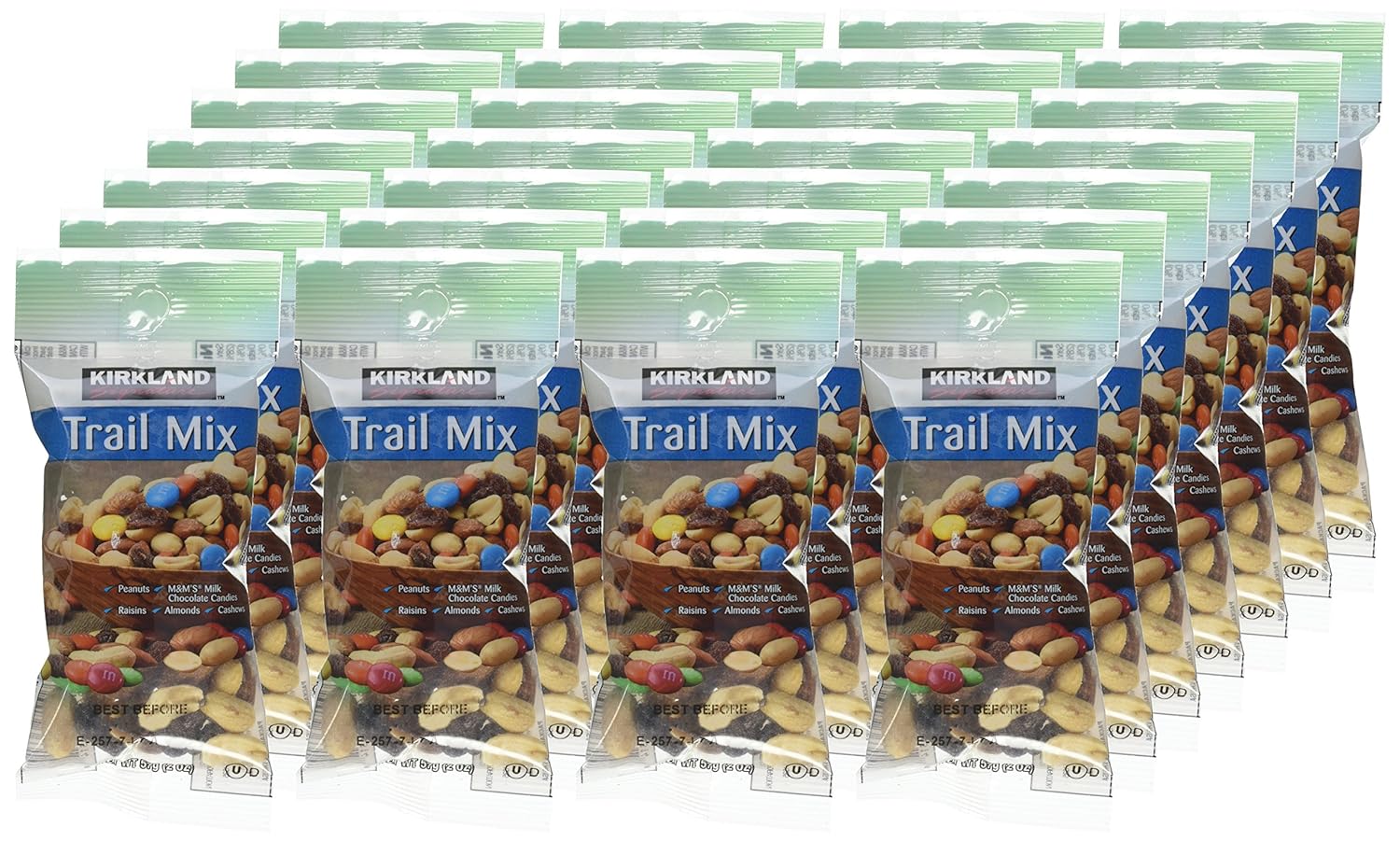 Kirkland Signature Trail Mix Snack Pack, 2 Ounce (Pack of 28) : Grocery & Gourmet Food