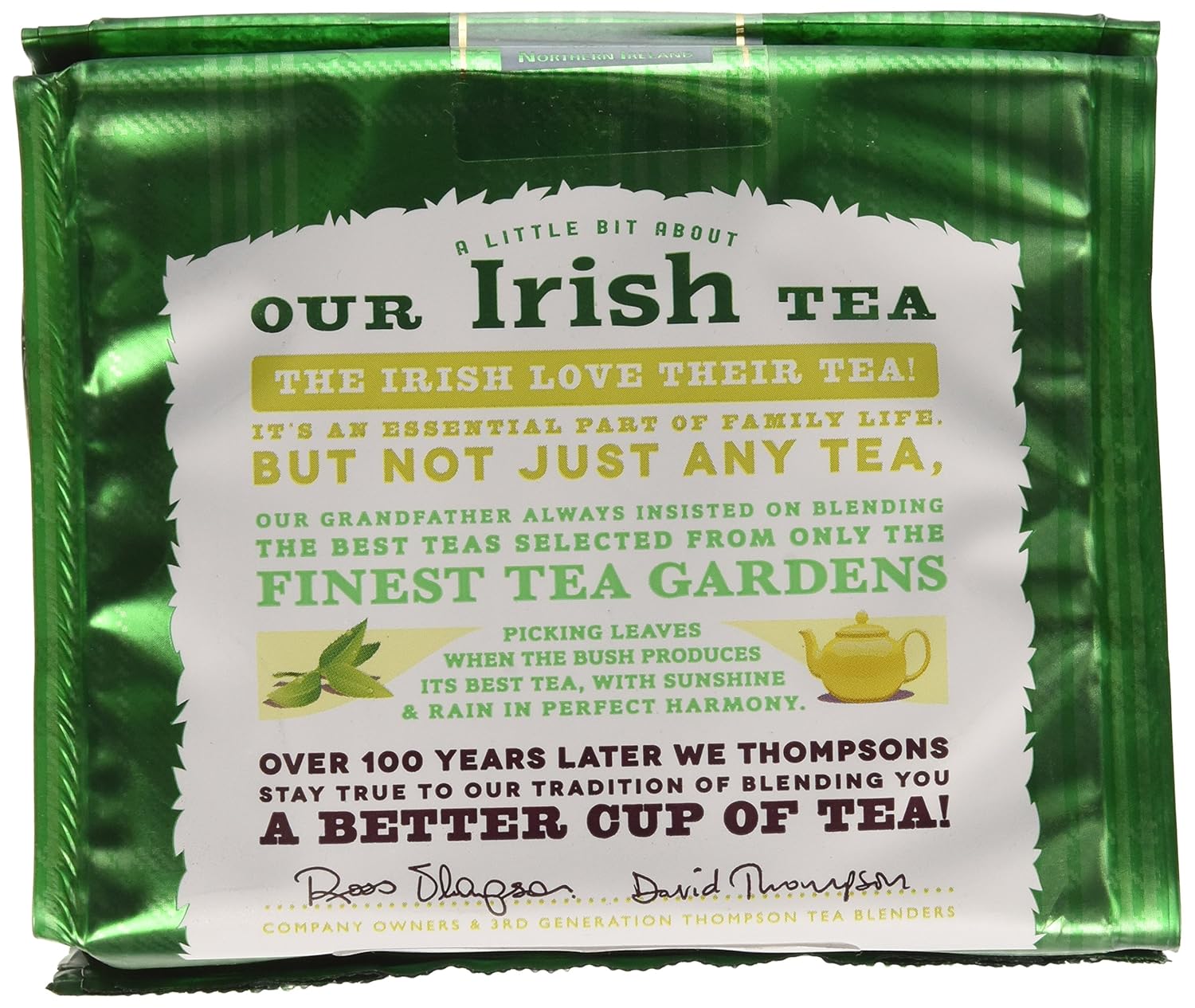 Thompson'S Punjana Irish Breakfast 80 Teabags (8.82Oz) X 1 Pack
