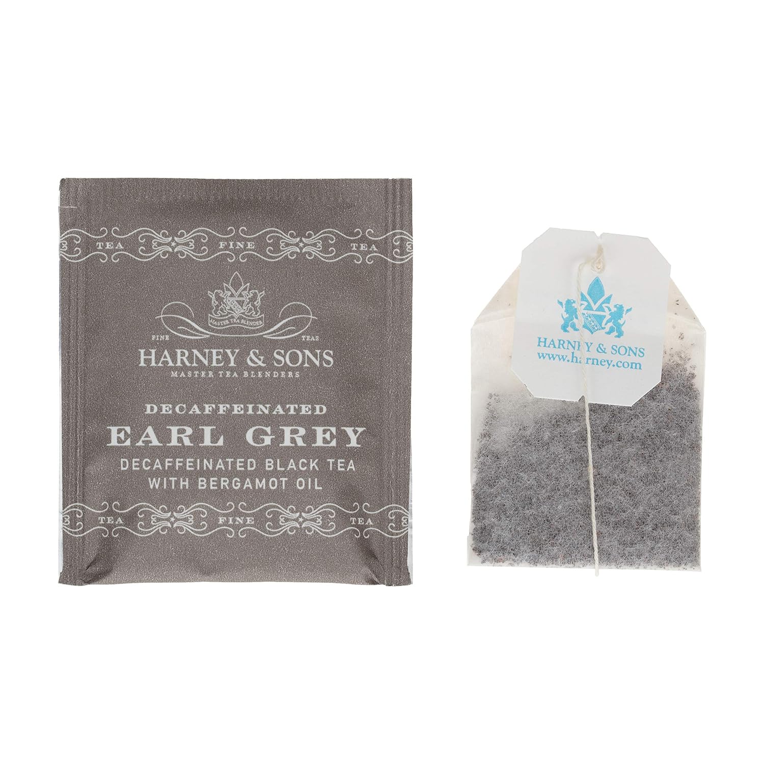 Harney & Sons Fine Teas Decaffeinated With Bergamot, Earl Grey, 50 Count