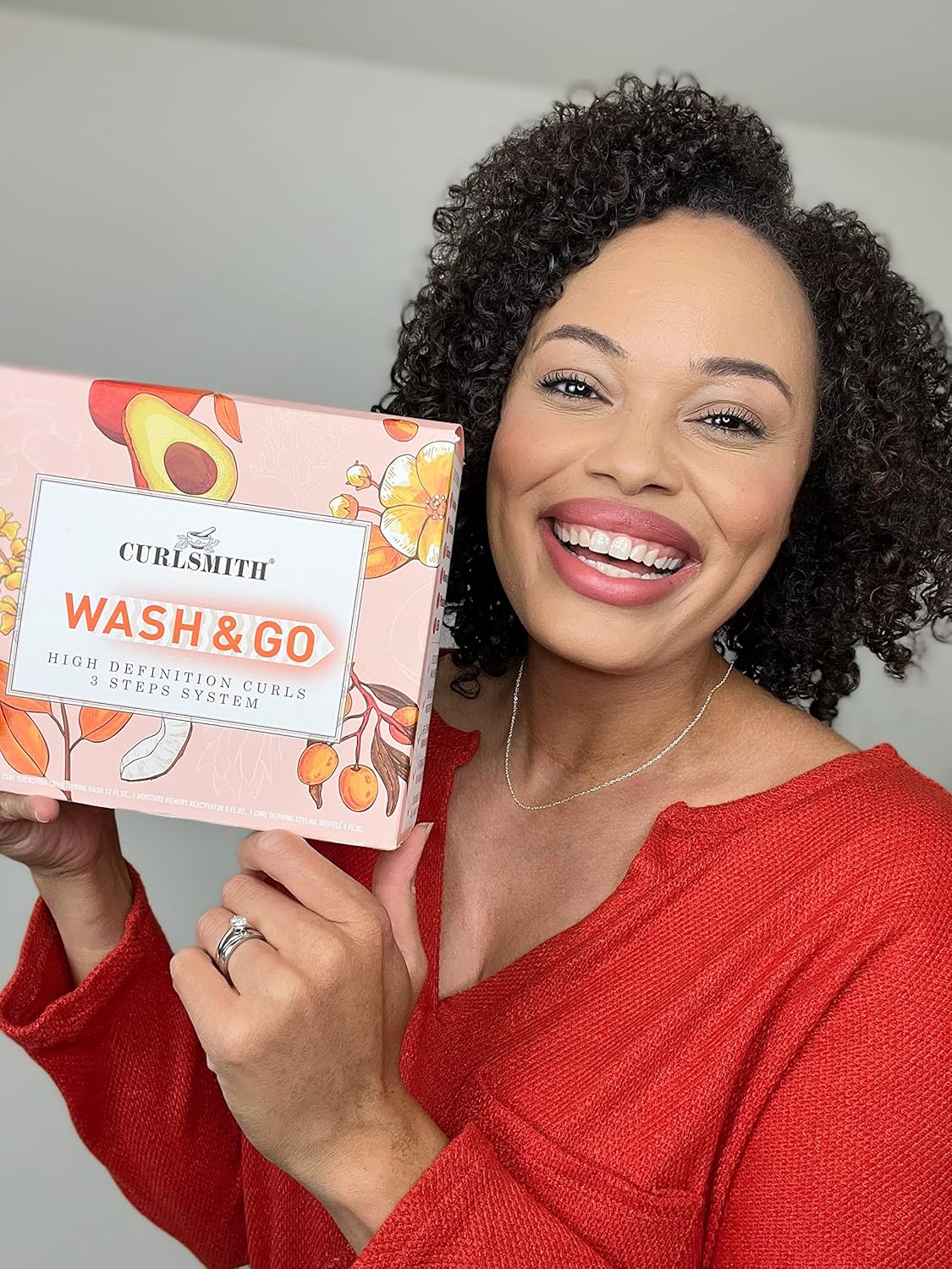 Curlsmith - Wash & Go High Definition Curls Kit: 3-Step System - Vegan Haircare For Dry, Wavy, Curly Or Coily Hair