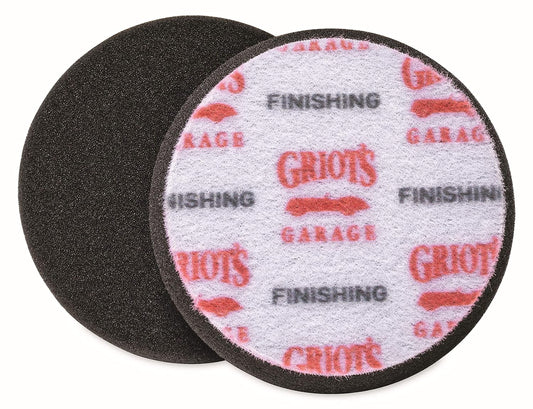 Griot's Garage (11274-3PK) 3" Black Foam Finish Pad, (Set of 3)