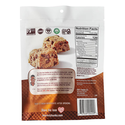 Heavenly Hunks Oatmeal Chocolate Chip - 6Oz (6 Pack)