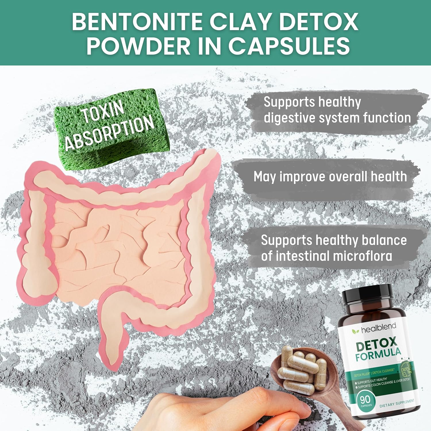 Healblend Detox Formula Drug Free : Health & Household