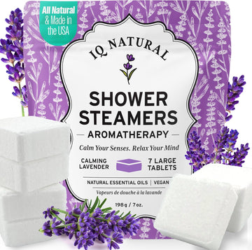 Lavender Shower Steamers Aromatherapy For Women- Usa Made - Shower Bombs Aromatherapy For Women, Vapor Shower Tablets, Menthol Shower Scent Steamers Cold And Flu, Organic Shower Steamer