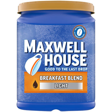 Maxwell House Breakfast Blend Light Roast Ground Coffee (38.8 Oz Canister)