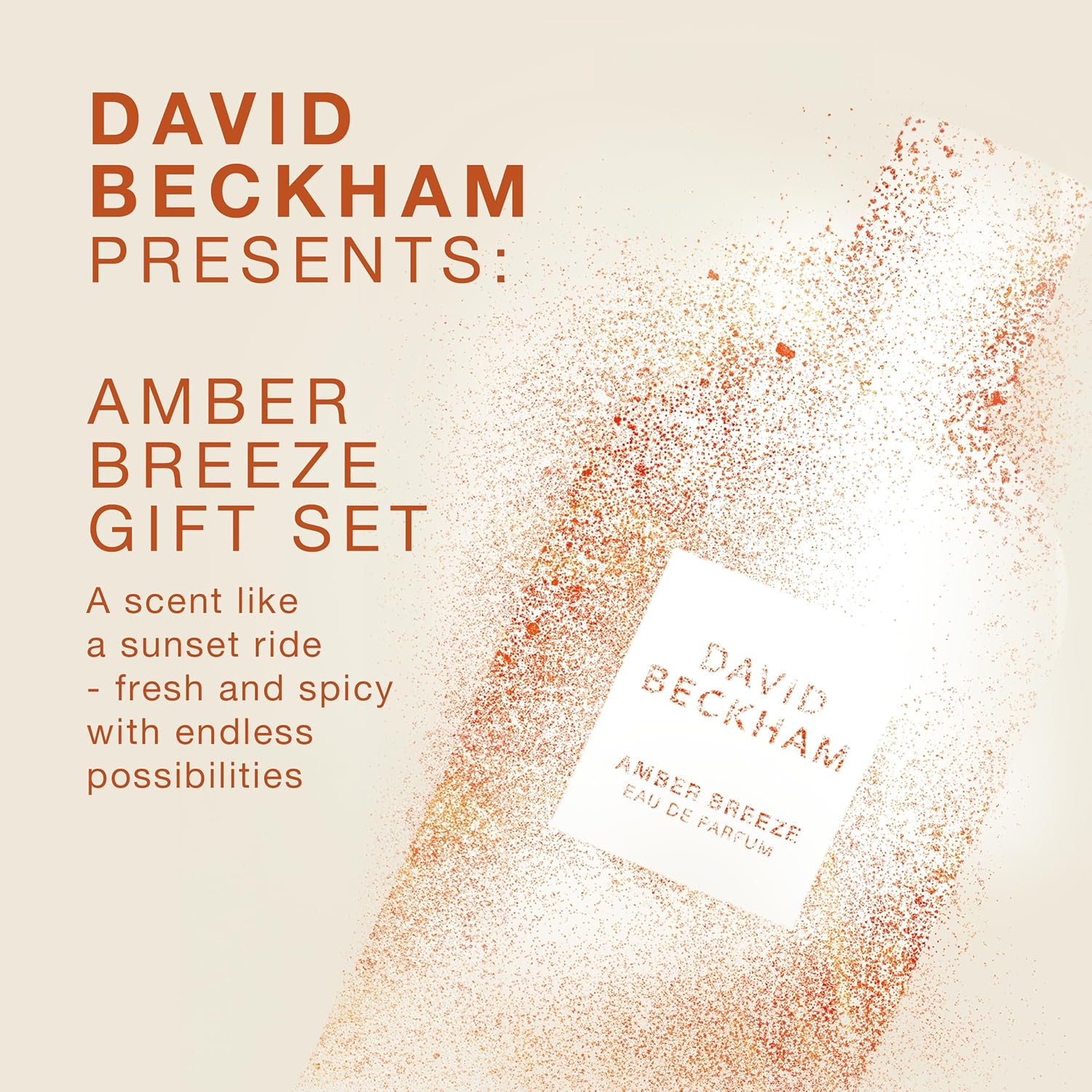 David Beckham Amber Breeze Eau De Parfum + Shower Gel Gift Set, Notes Of Bargamot, Lavender, And Wood, Men'S Fragrance, Long Lasting, Everyday Fragrance