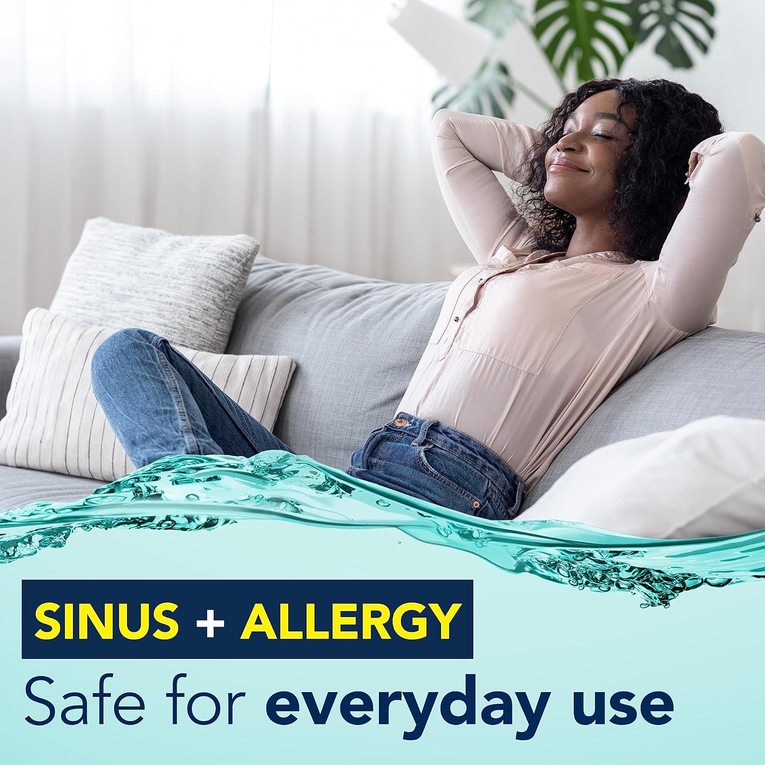 VICKS Sinex Saline Extra Strength Nasal Spray, 3X Concentrated* Drug Free Ultra Fine Mist, Instantly Clears Mucus, Ultra Concentrated to Clear Congestion Fast, Safe For Daily Use, 5 OZ x 2 : Health & Household