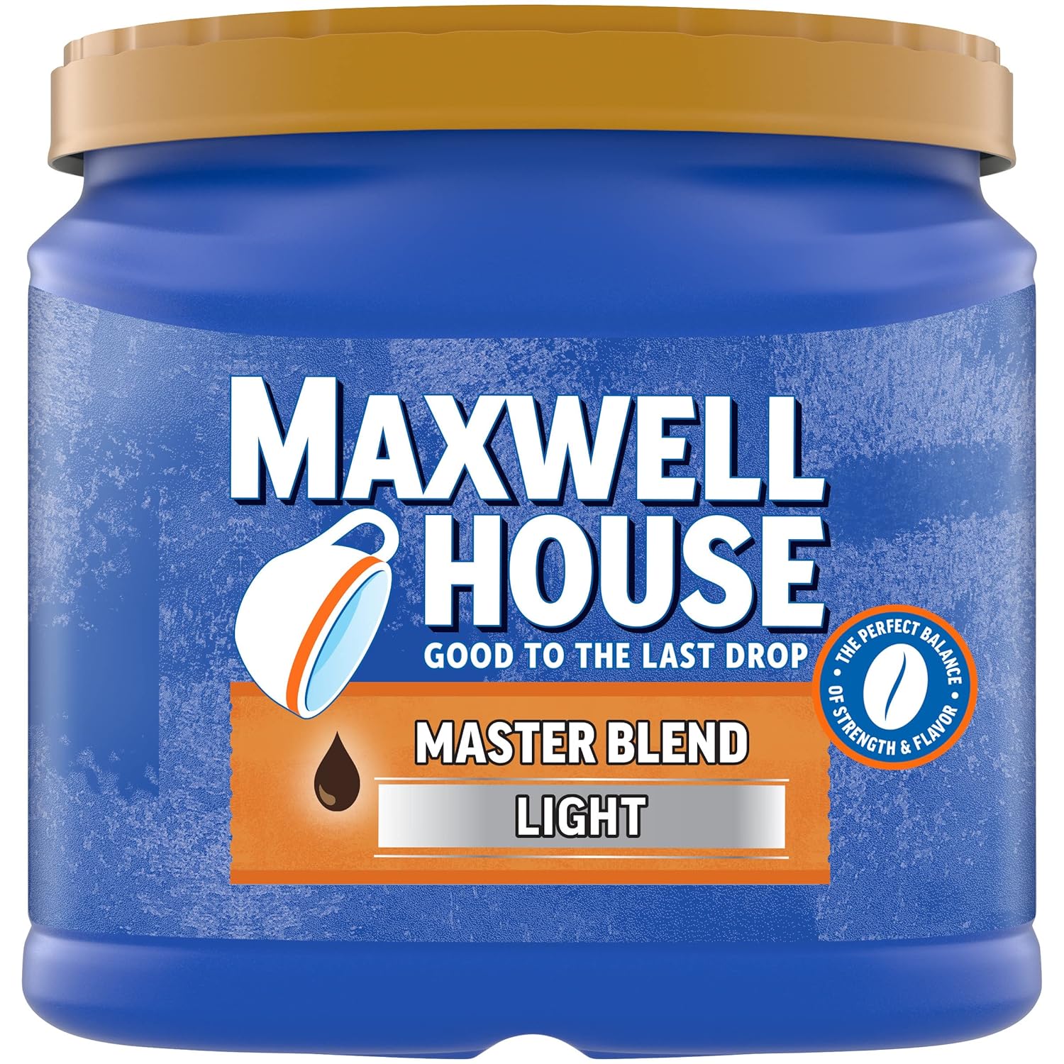 Maxwell House Master Blend Light Roast Ground Coffee (26.8 Oz Canister)