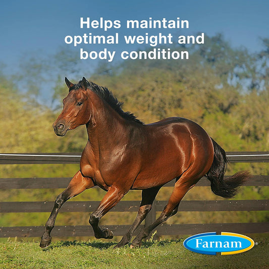 Farnam Weight Builder Horse Weight Supplement, Helps Maintain Optimal Body Condition With No Sugar Added, 22.5 Pounds, 90 Day Supply