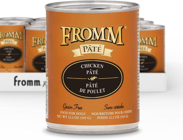 Fromm Chicken Pate Dog Food - Premium Wet Dog Food - Chicken Recipe - Case Of 12 Cans