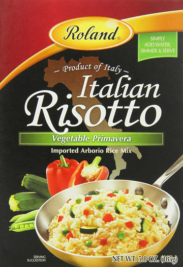 Roland Italian Risotto, Vegetable Primavera, 5.8 Ounce (Pack Of 6)