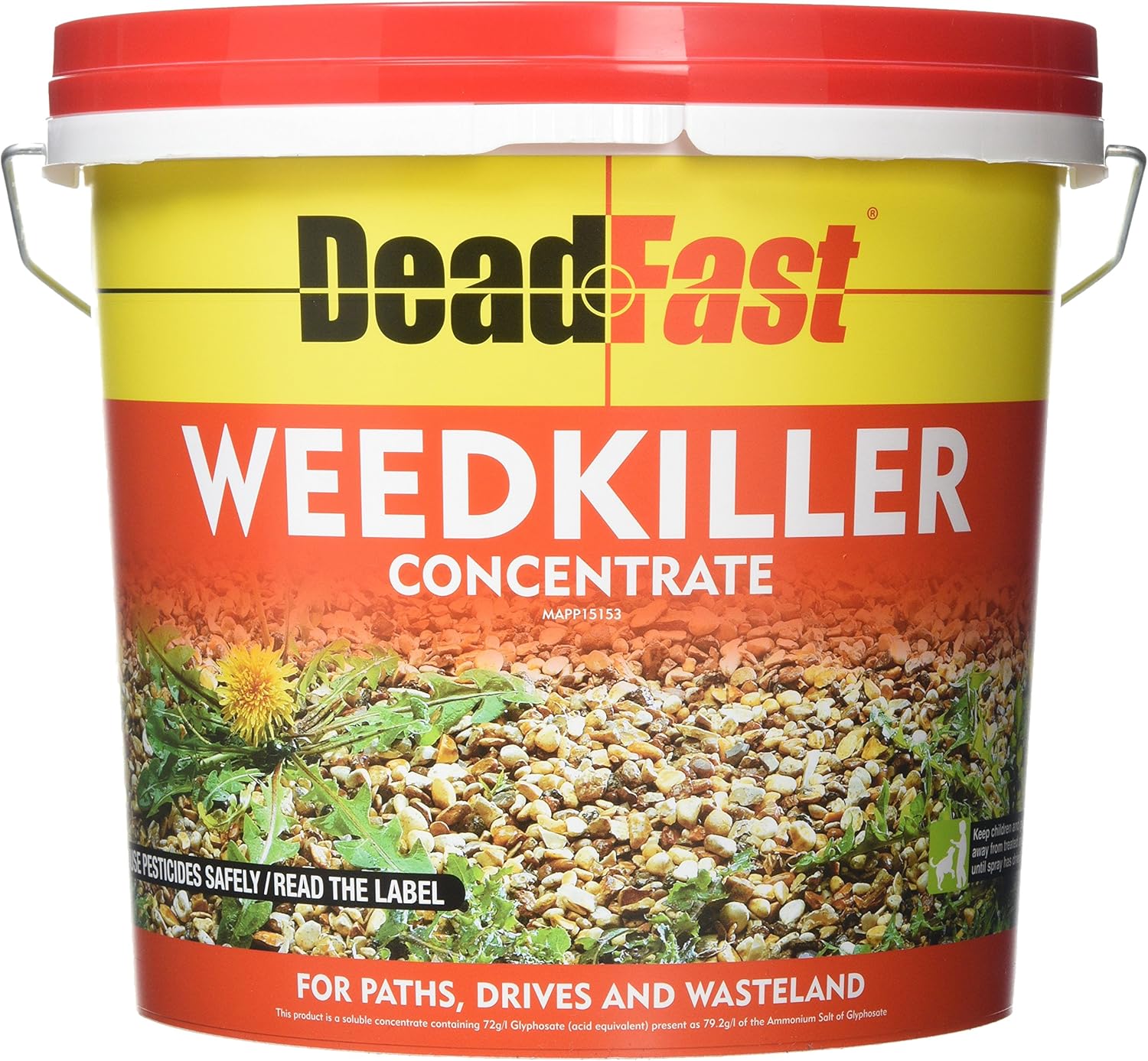 Deadfast PTO0010P Concentrated Weed Killer Sachets, 12 x 100 ml,Black?PTO0010P