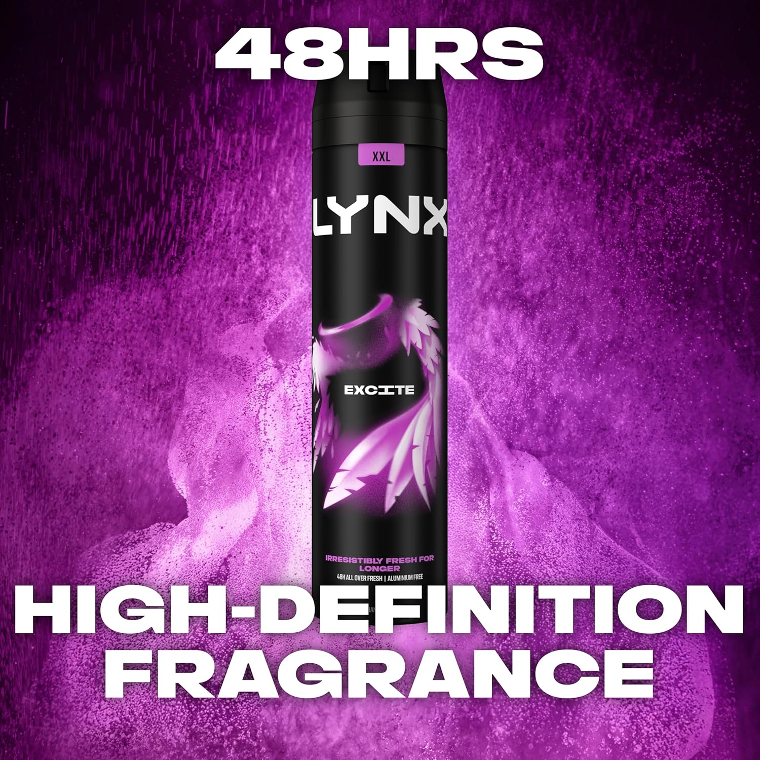 Lynx Excite Aerosol Body Spray Men's Deodorant Spray with a crisp coconut & black pepper fragrance for 48 hours of odour-busting zinc tech 250 ml : Amazon.co.uk: Beauty
