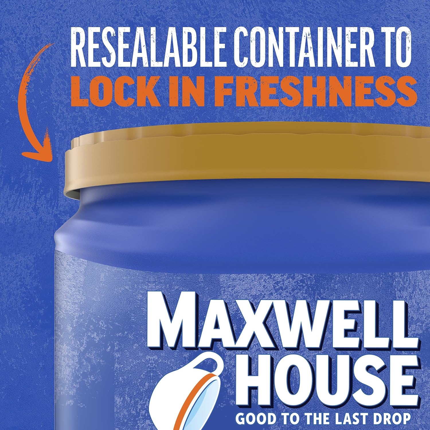 Maxwell House House Blend Medium Roast Ground Coffee (24.5 oz Canister) : Everything Else