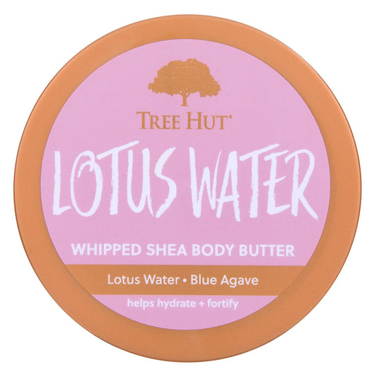 Tree Hut Lotus Water Whipped Shea Body Butter | Long-Lasting Hydration Leaves Skin Feeling Soft & Moisturized | Lightweight | Nourishing Essential Body Care | 8.4 Fl Oz