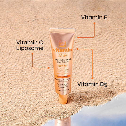 The Beauty Crop Vitamin Babe Vitamin Enriched Face + Body Spf 45 Xxl - Moisturising Primer With Broad Spectrum Protection - 70 Ml
