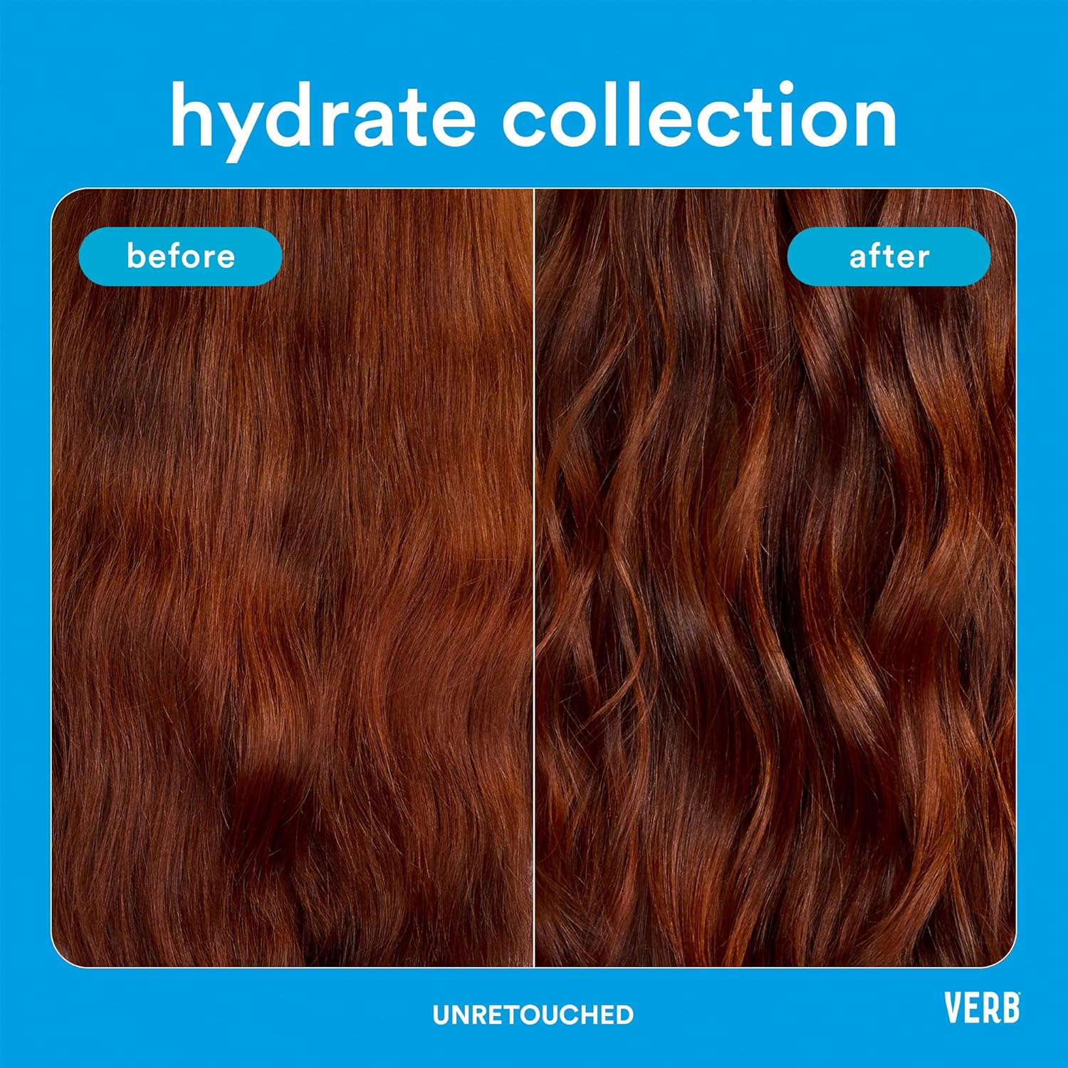 VERB® Hydrate Shampoo Cleanses Dry and Frizzy Hair to Reduce Frizz and Add to Moisture Hair, 12 oz : Beauty & Personal Care