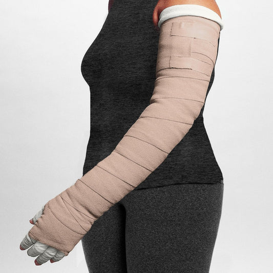 Lohmann & Rauscher Rosidal Lymphset Compression Bandaging Kit For Arms, Multi-Layer Compression Bandages Set,Includes Short Stretch Wrap,Synthetic Padding, Tubular Bandage, & Instructions, Double Arm : Health & Household