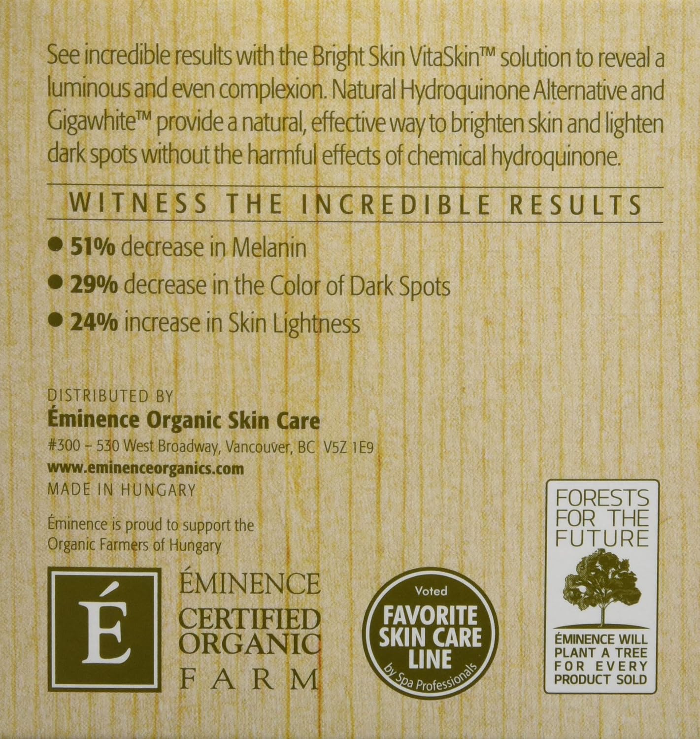 Eminence Organic Skincare Bright Skin Masque, 2 Ounce : Beauty & Personal Care