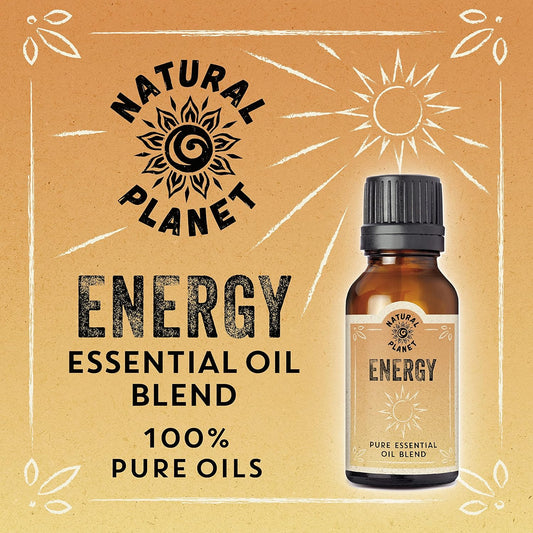 Natural Planet Energy Essential Oil Blend 15Ml With Neroli Essential Oil