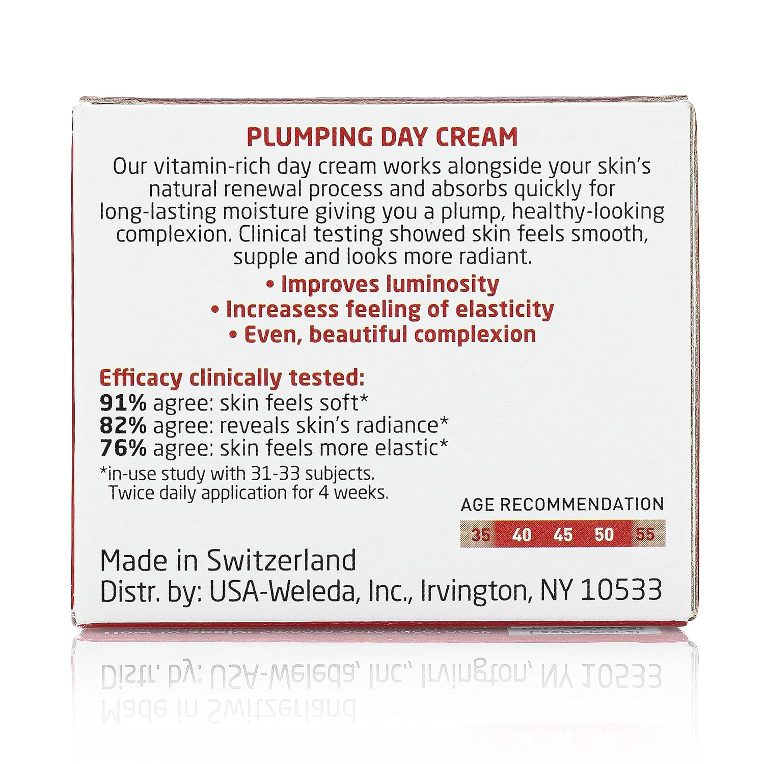 Weleda Face Care Plumping Day Cream, 1.3 Fluid Ounce, Plant Rich Moisturizer with Pomegranate and Maca Root Peptides : Beauty & Personal Care
