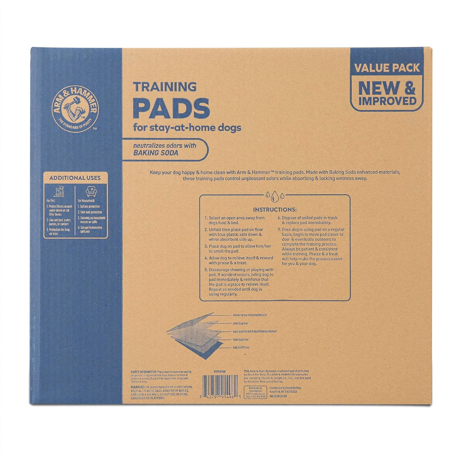 Arm & Hammer Pads For Stay At Home Dogs - 200Ct