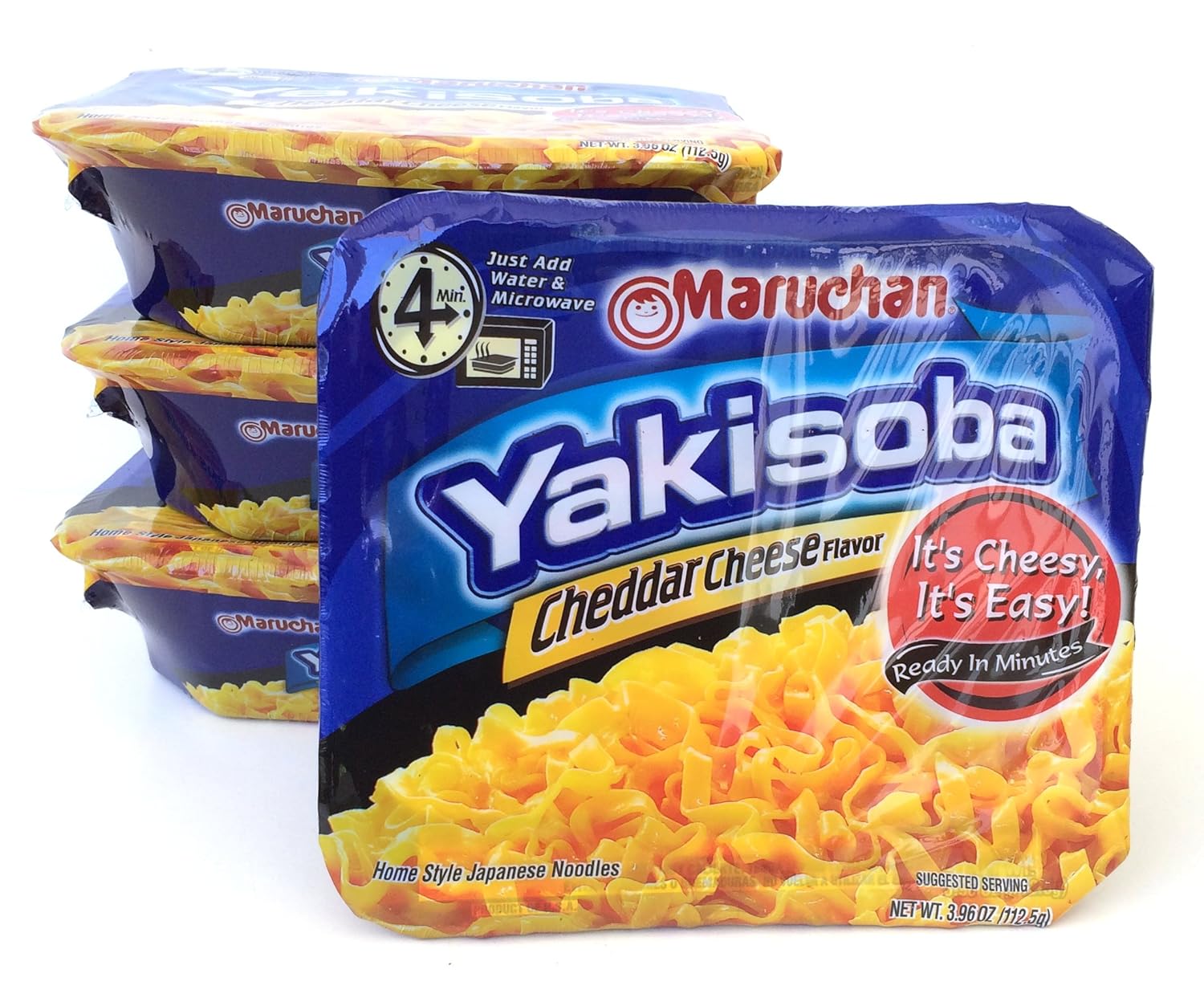 Maruchan Yakisoba Cheddar, 3.96 Ounces (Pack of 4)