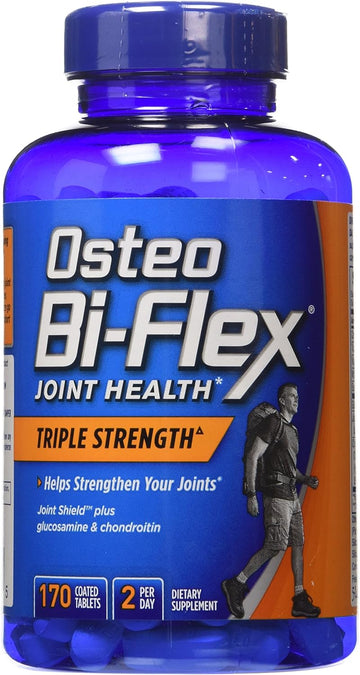 Osteo Bi-ex Triple Strength with 5-Loxin Advanced Joint Care - 4 Bottles, 170 Tablets Each