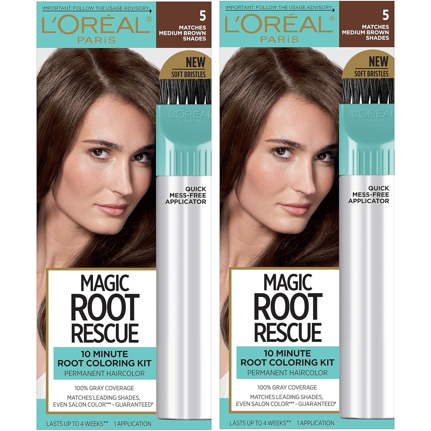 L'Oréal Paris Root Rescue Medium Brown 5 2Pk