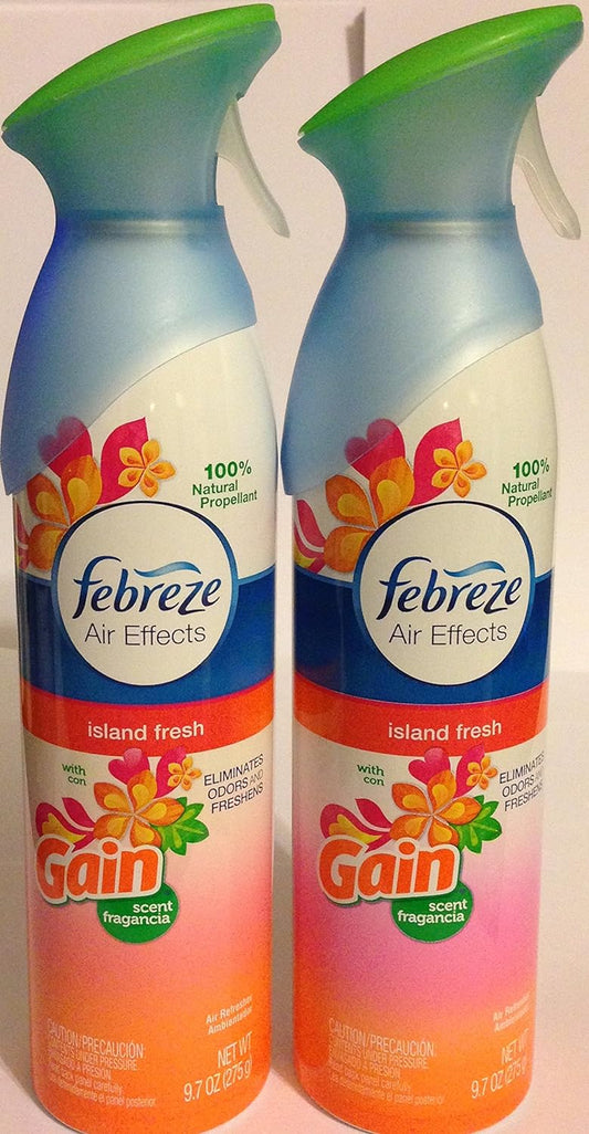 Febreze Air Effects - Gain Island Fresh - Net Wt. 9.7 OZ (275 g) Each - Pack of 2 : Everything Else