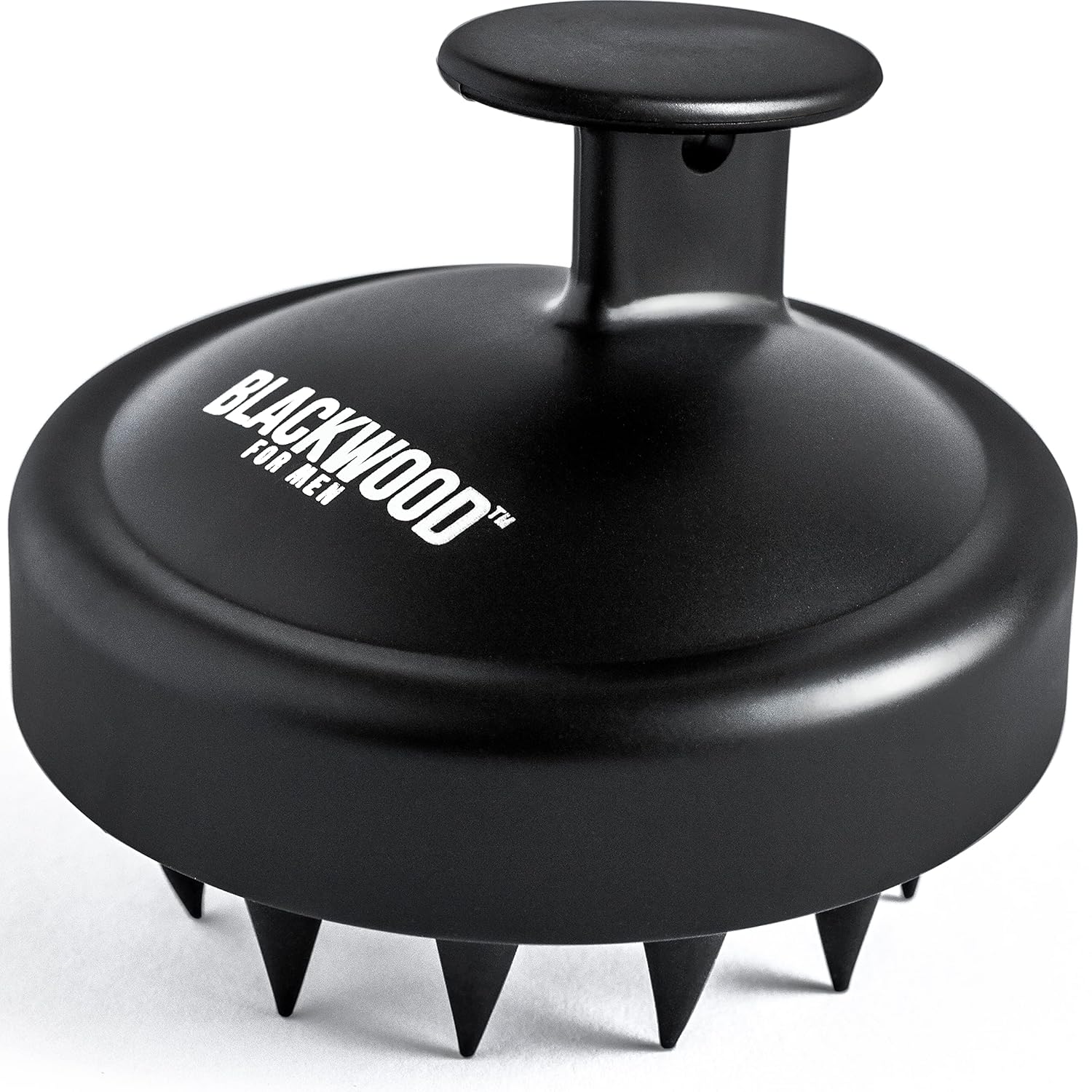 Blackwood For Men Scalp Massager - Healthy Hair Growth Stimulator Brush For Cleansing & Relaxing While Showering - Reduce Dandruff Flakes & Inflammation - Wet & Dry Hair Brush With Wide Tooth Comb