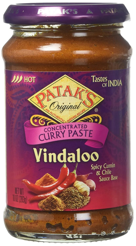 Pataks Paste Curry Vindaloo, 10 Oz