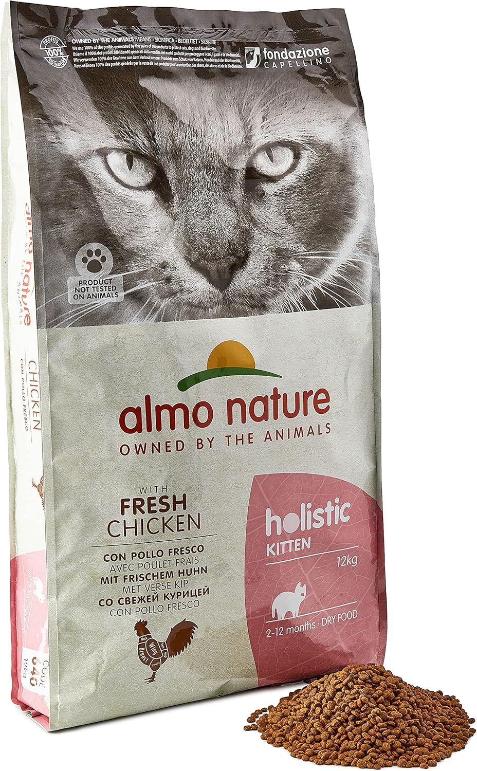 Almo Nature Holistic Kitten with Chicken and Rice 12 Kg?640