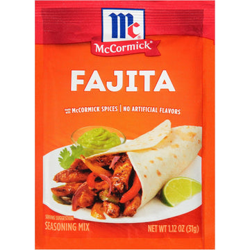 Mccormick Fajita Seasoning Mix, 1.12 Oz