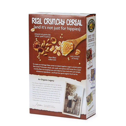 Nature's Path Heritage Flakes Whole Grains Cereal,Healthy,Organic,13.25 Ounce Box