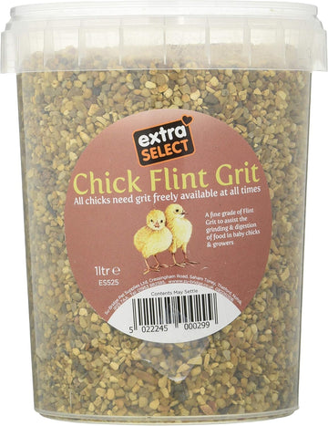 Extra Select Chick Flint Grit Tub, 1 Litre?10ES525