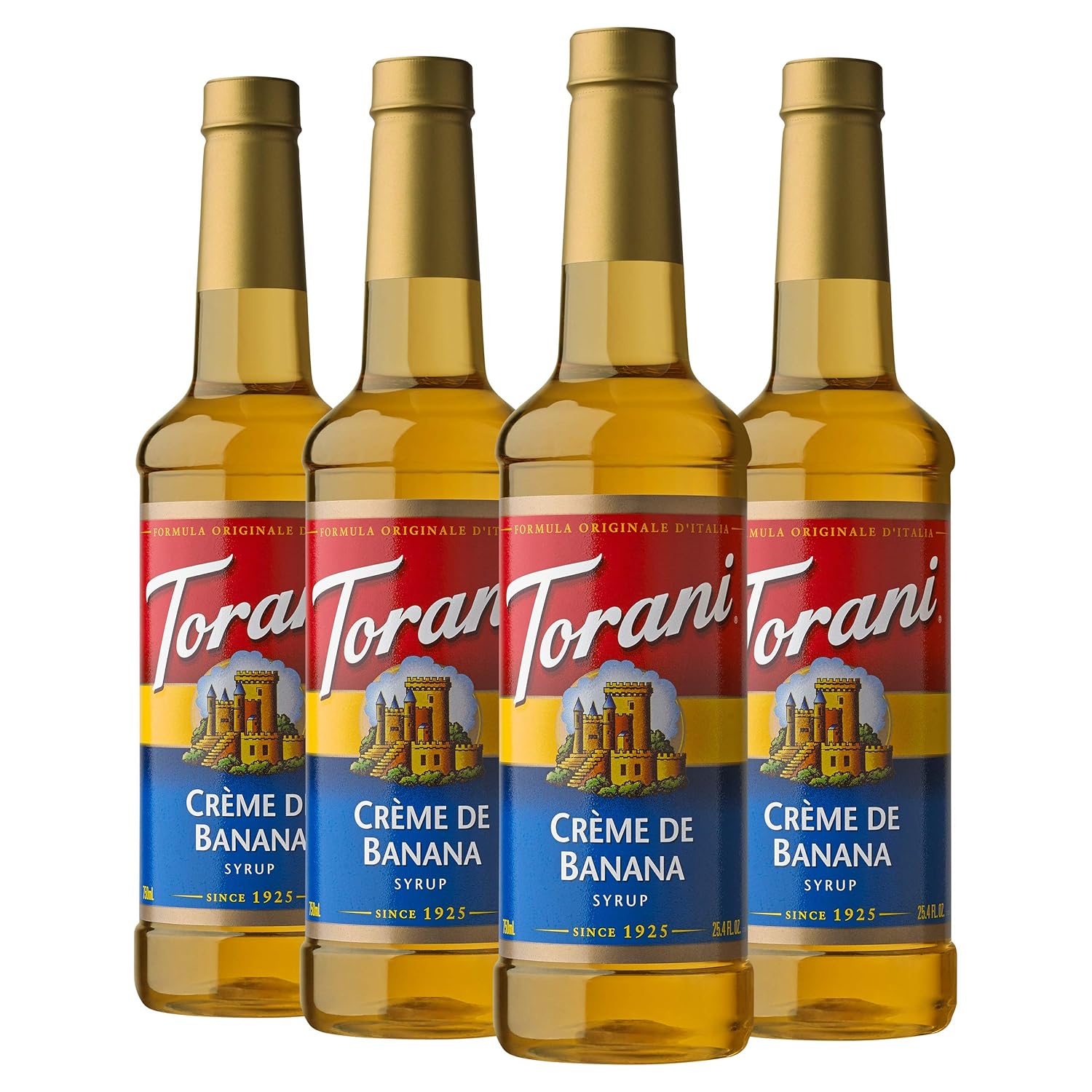 Torani Syrup, Crème De Banana, 25.4 Ounces (Pack Of 4)